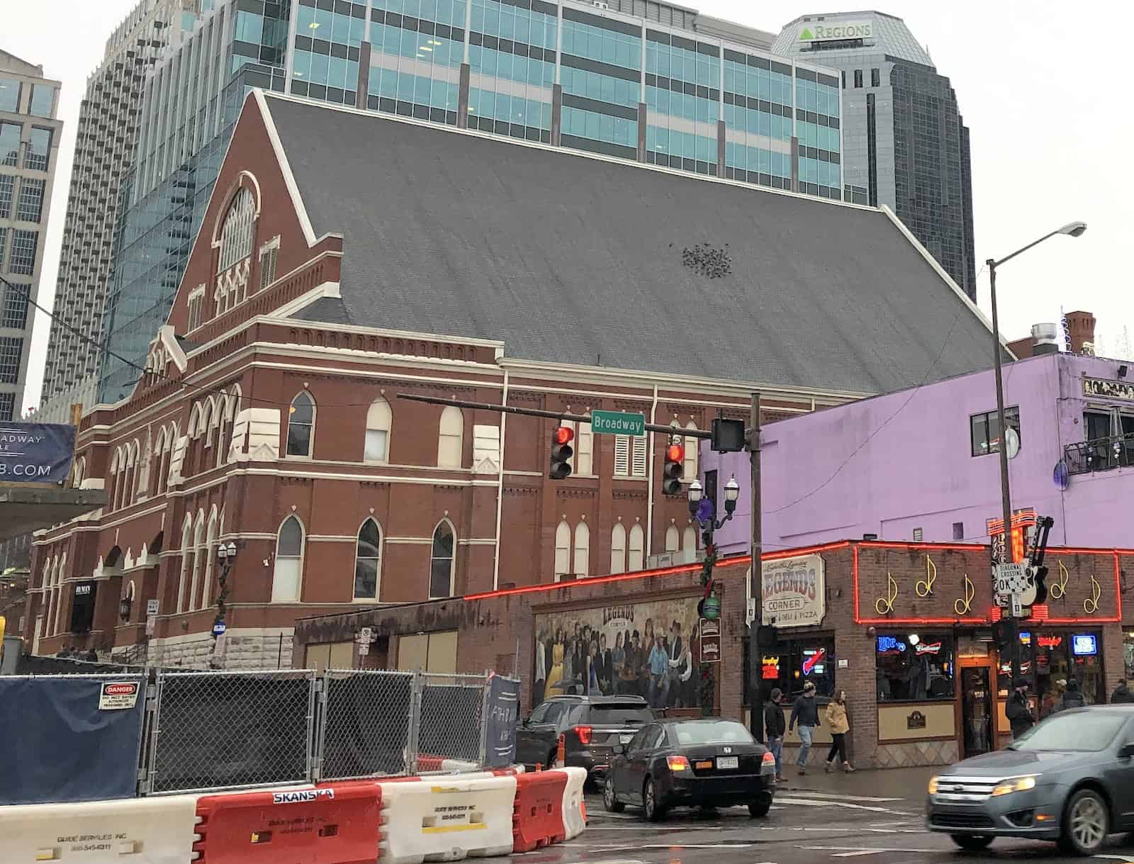 Ryman Auditorium in Nashville, Tennessee