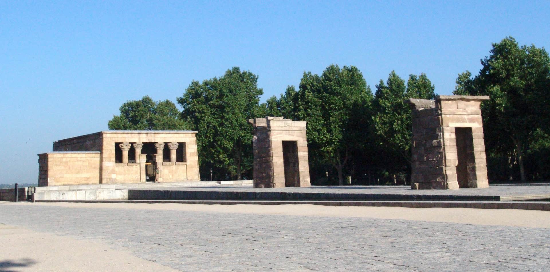 Temple of Debod in Madrid, Spain