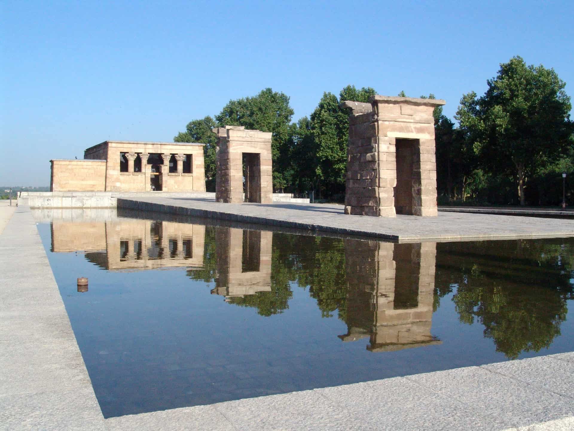 Temple of Debod in Madrid, Spain