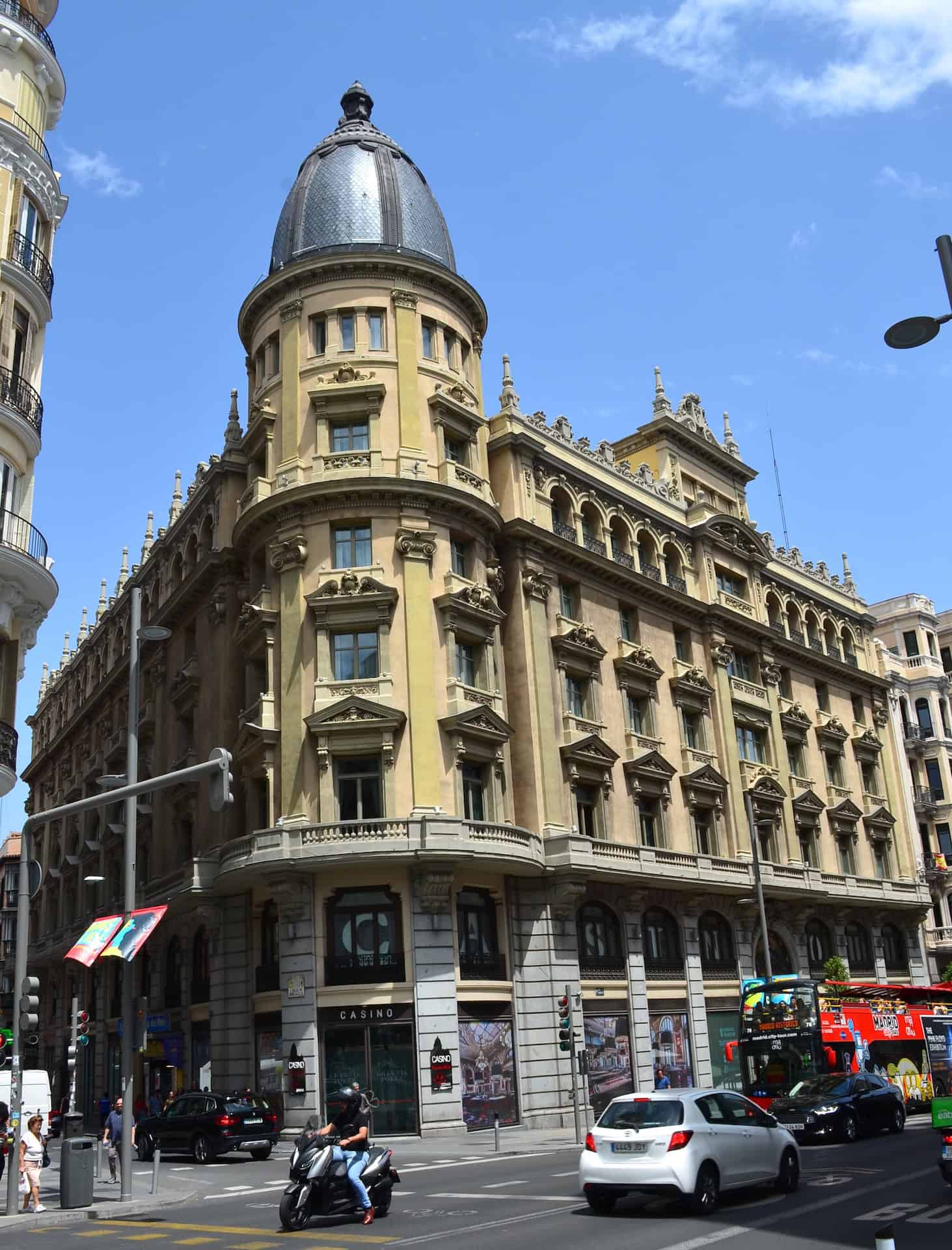 Hotel Círculo on Gran Vía in Madrid, Spain