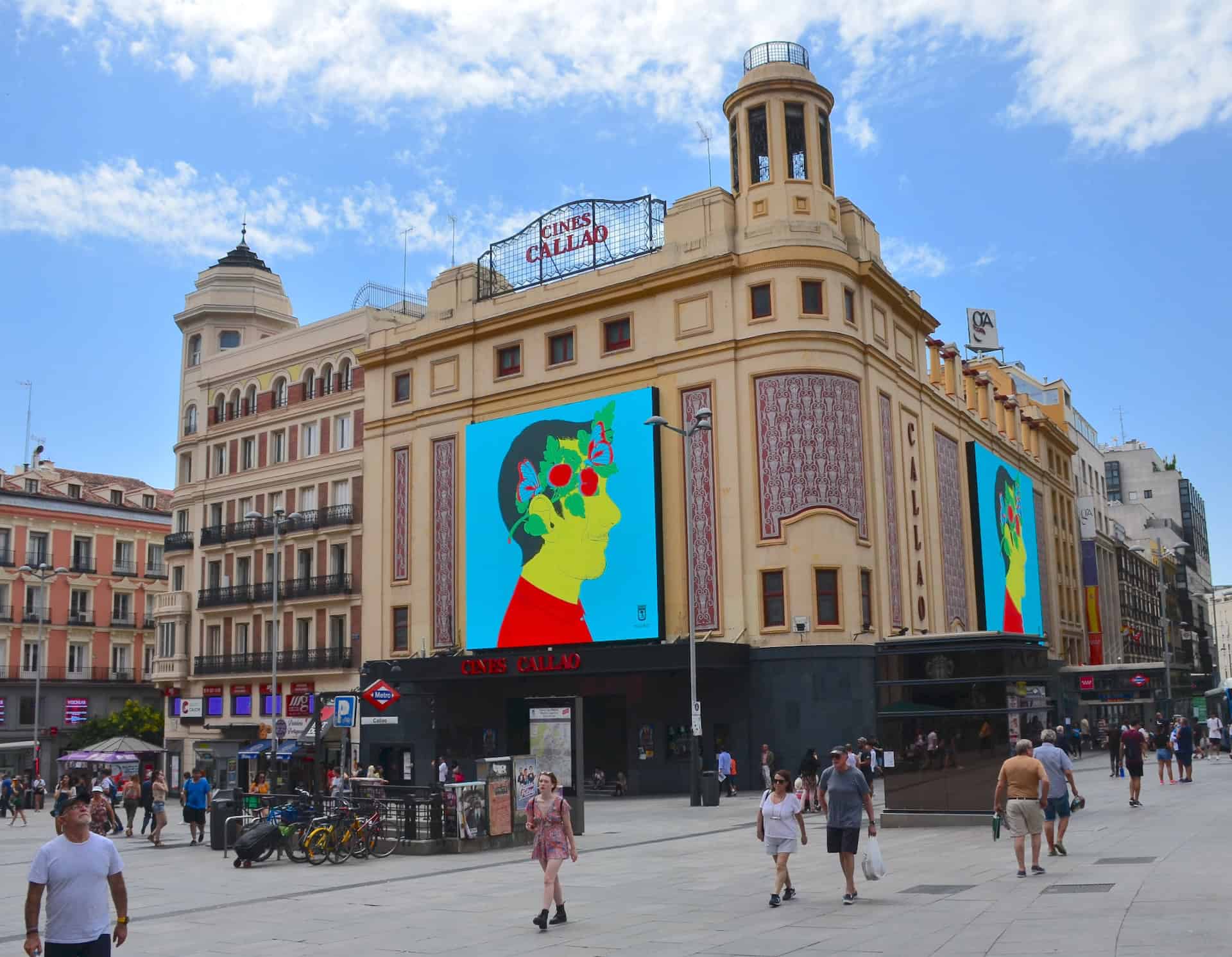 Cine Callao on Gran Vía in Madrid, Spain