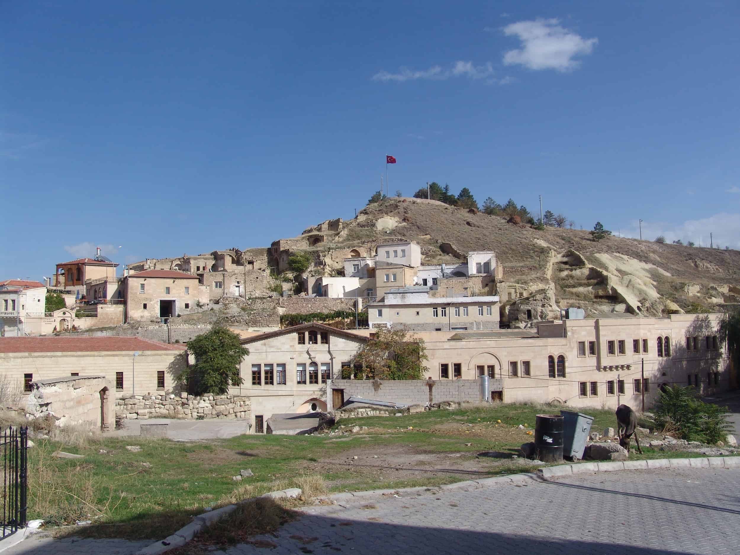 Hill in Mustafapaşa (Sinasos), Cappadocia, Turkey