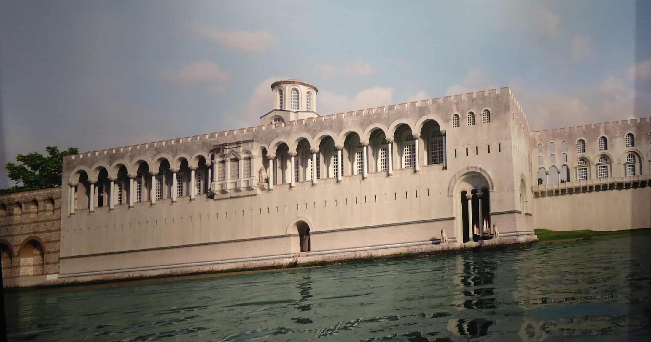 Bucoleon Palace at the Istanbul Archaeology Museum in Istanbul, Turkey