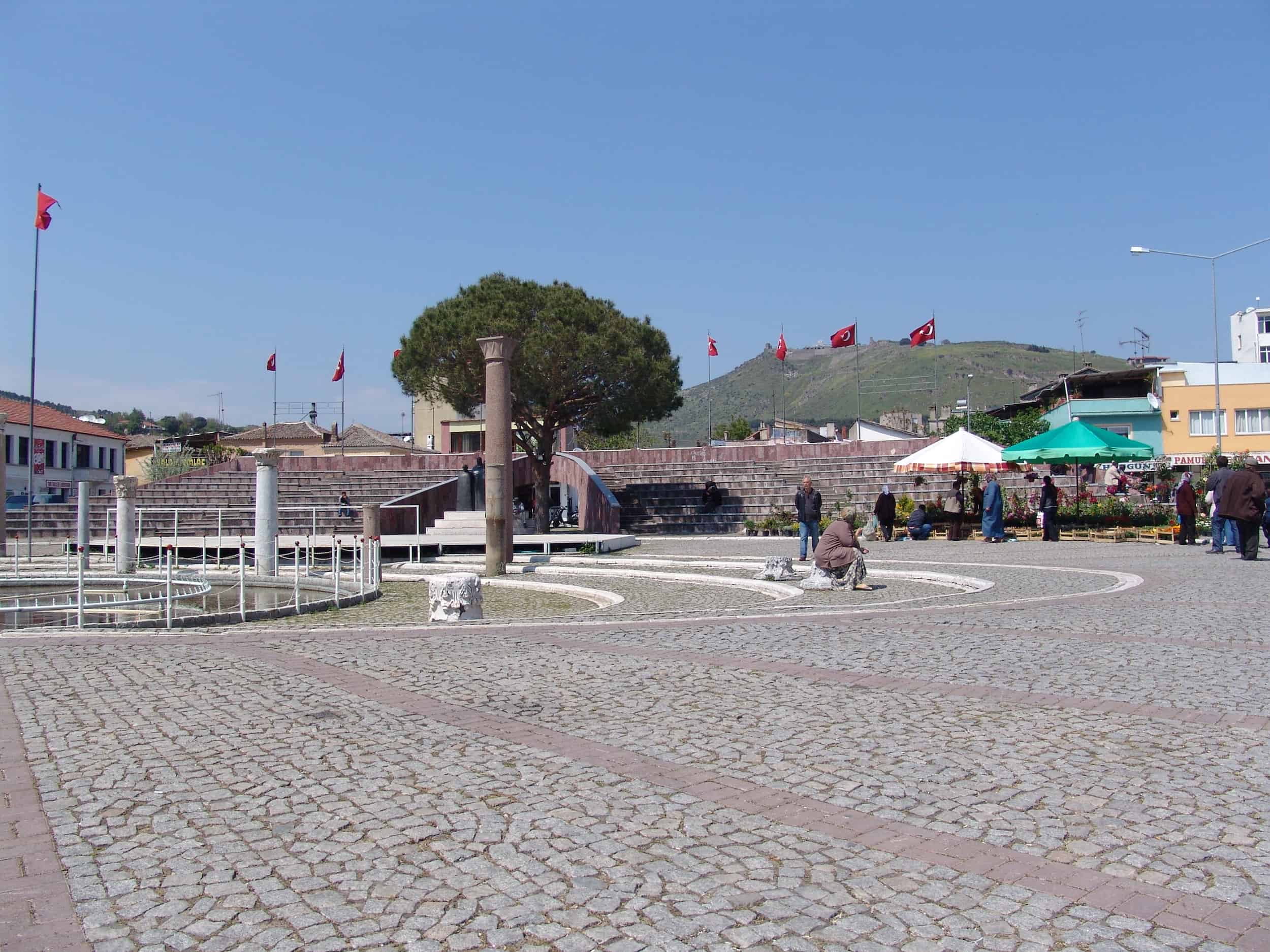Republic Square in Bergama, Turkey