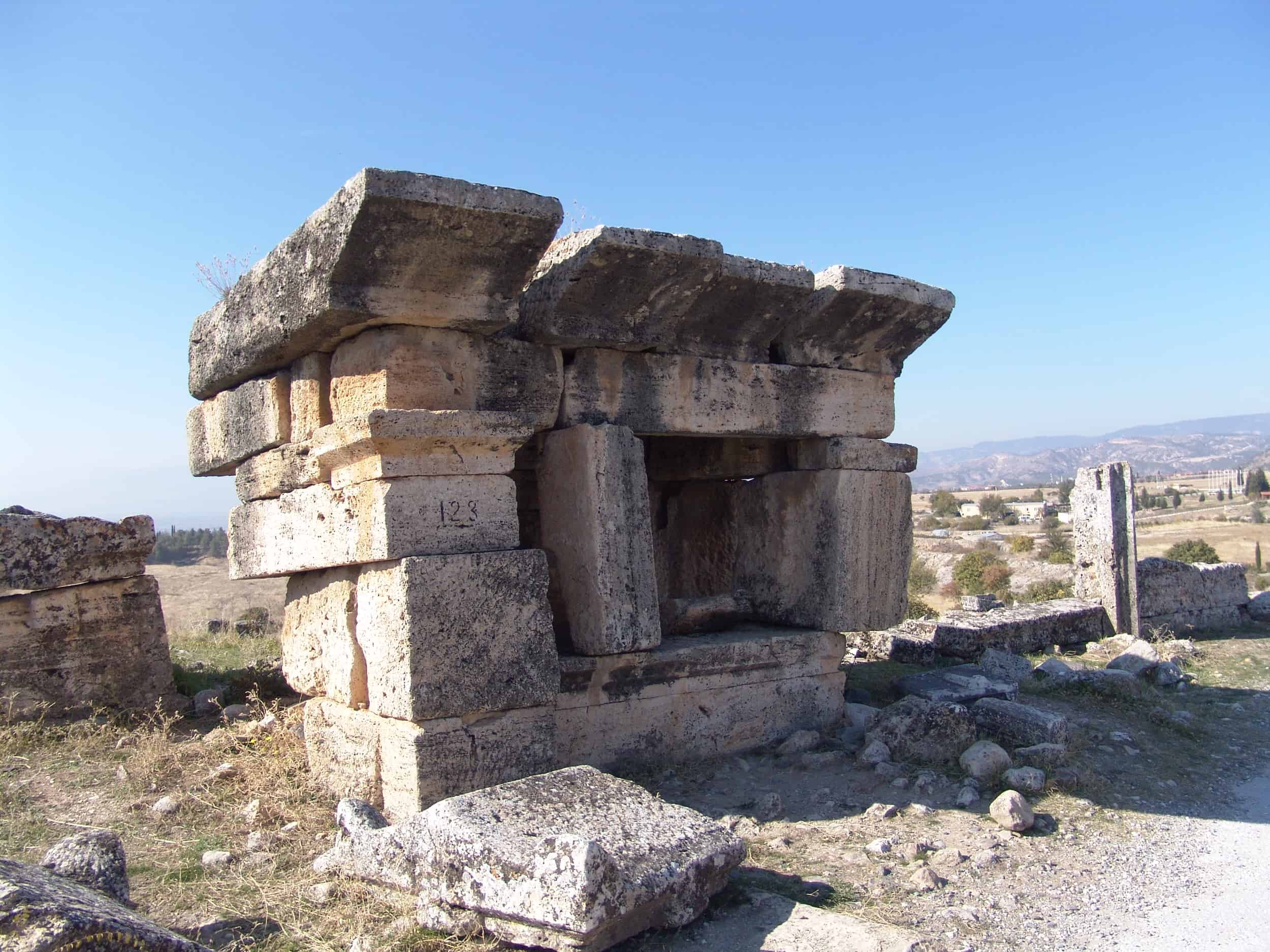 Tomb 123 at the Hierapolis Necropolis