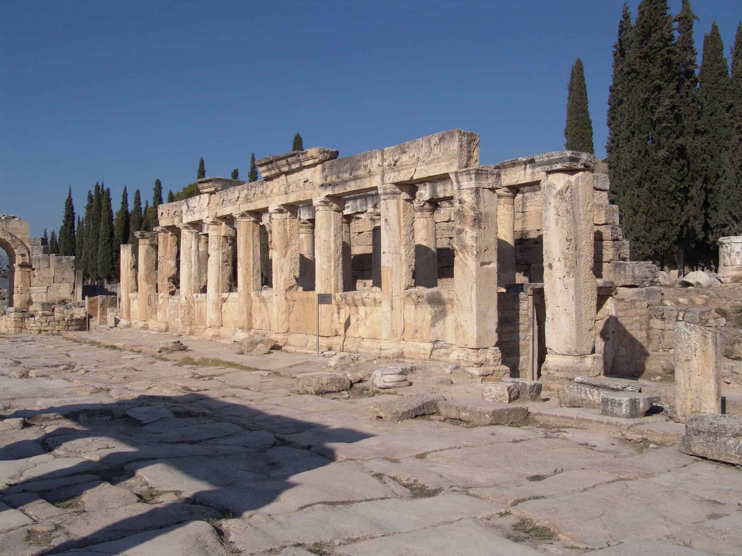 Latrine on Frontinus Street in Hierapolis