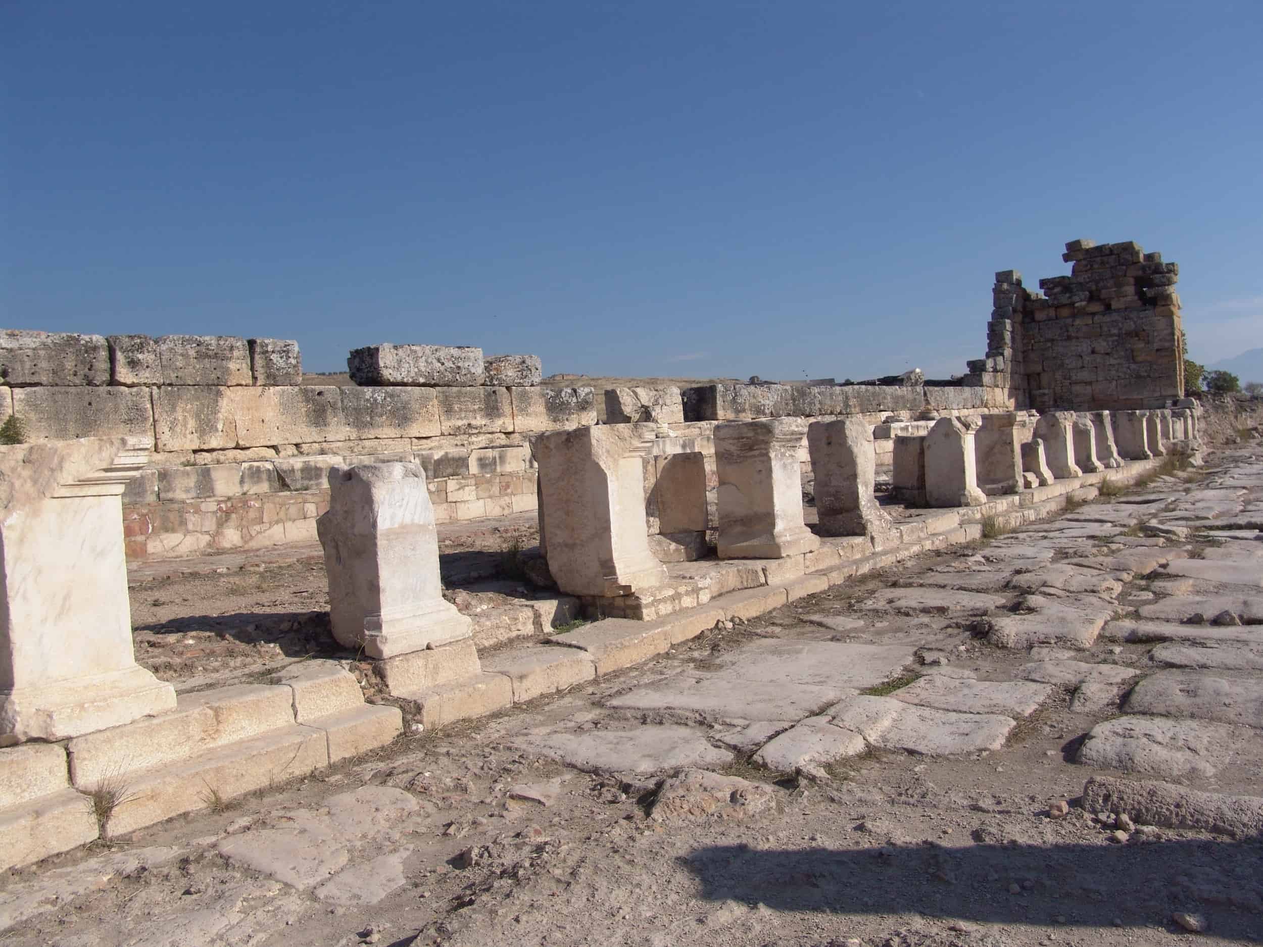 Nymphaeum of the Tritons on Frontinus Street in Hierapolis