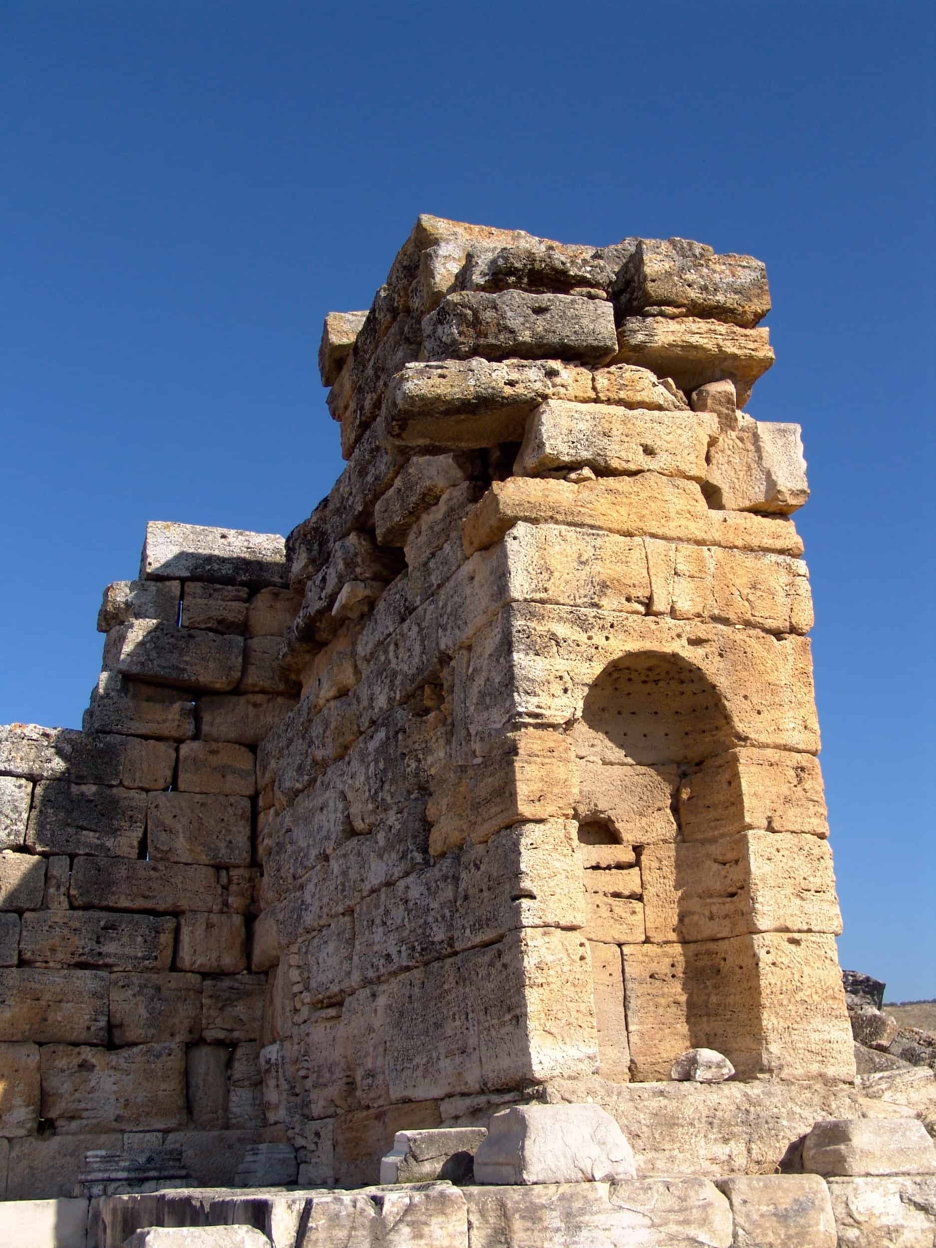 South tower on the Nymphaeum of the Tritons