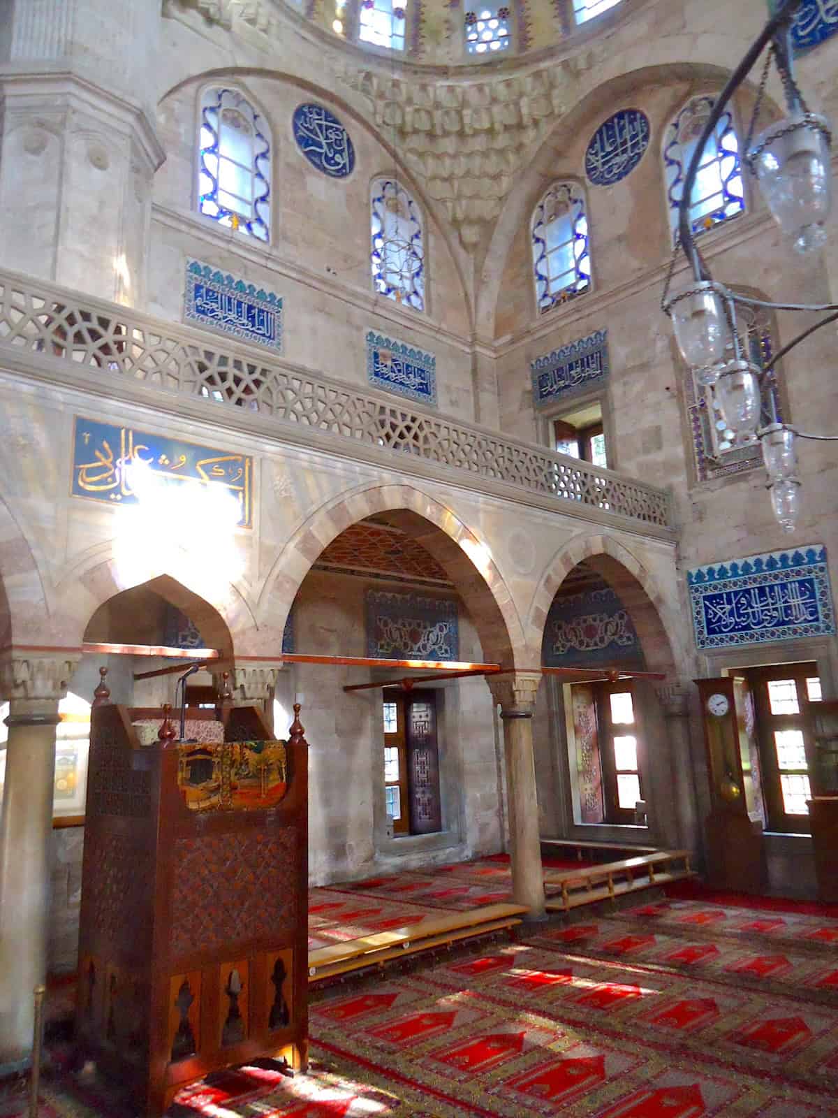 Prayer hall of the Sokollu Mehmed Pasha Mosque