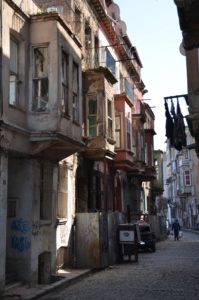 Yıldırım Street in Fener, Istanbul, Turkey