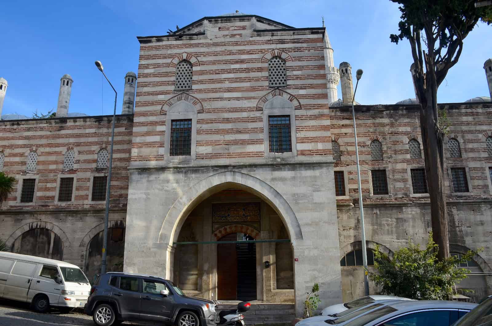 Exterior of the two-story courtyard of the Sokollu Mehmed Pasha Mosque