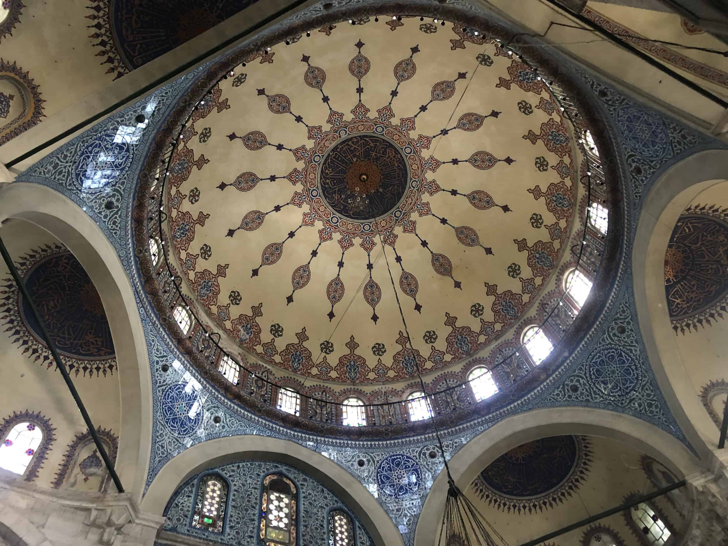 Dome of the Sokollu Mehmed Pasha Mosque in Kadırga, Istanbul, Turkey