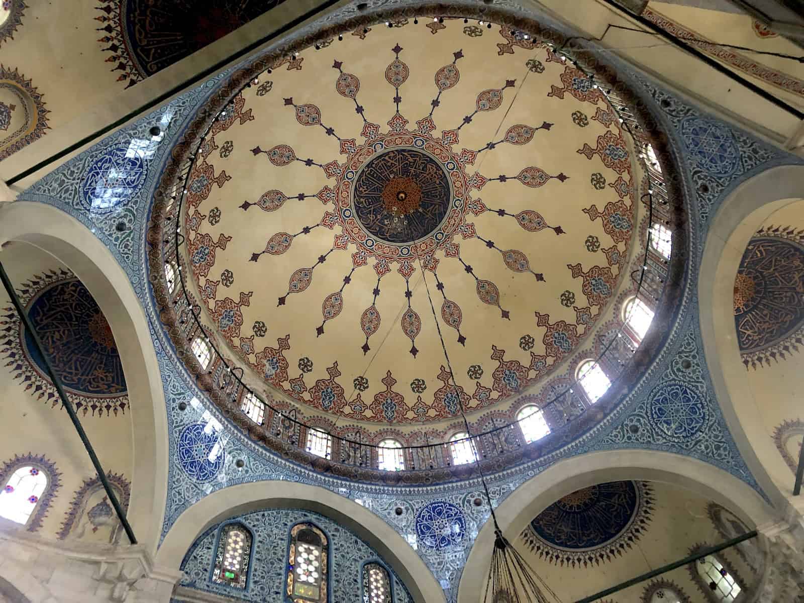 Dome of the Sokollu Mehmed Pasha Mosque in Kadırga, Istanbul, Turkey