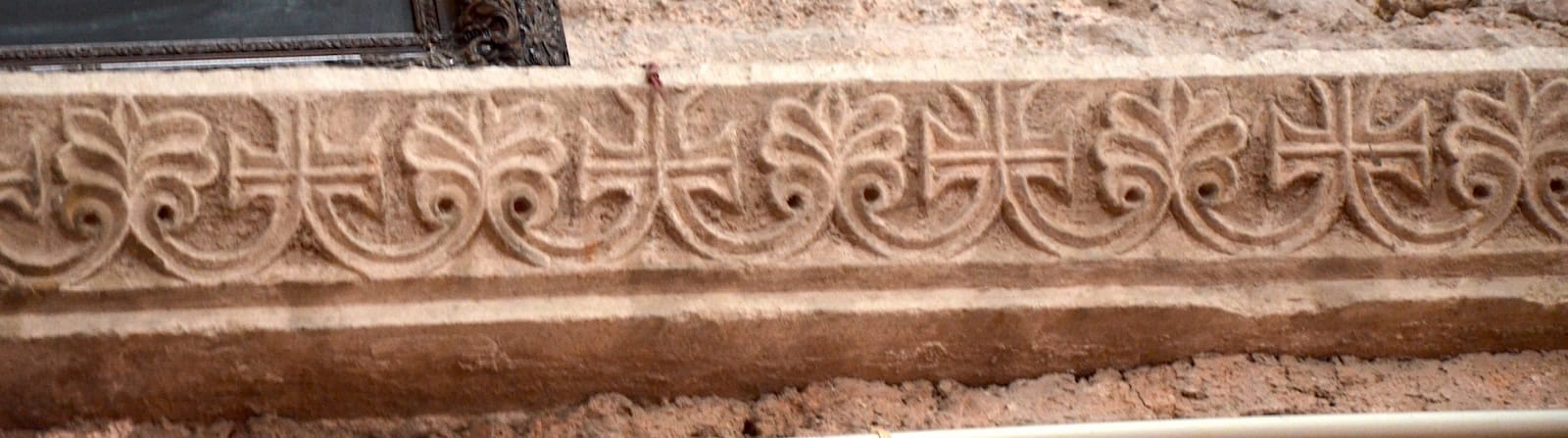 Byzantine decorations at the Molla Fenari Isa Mosque in Istanbul, Turkey