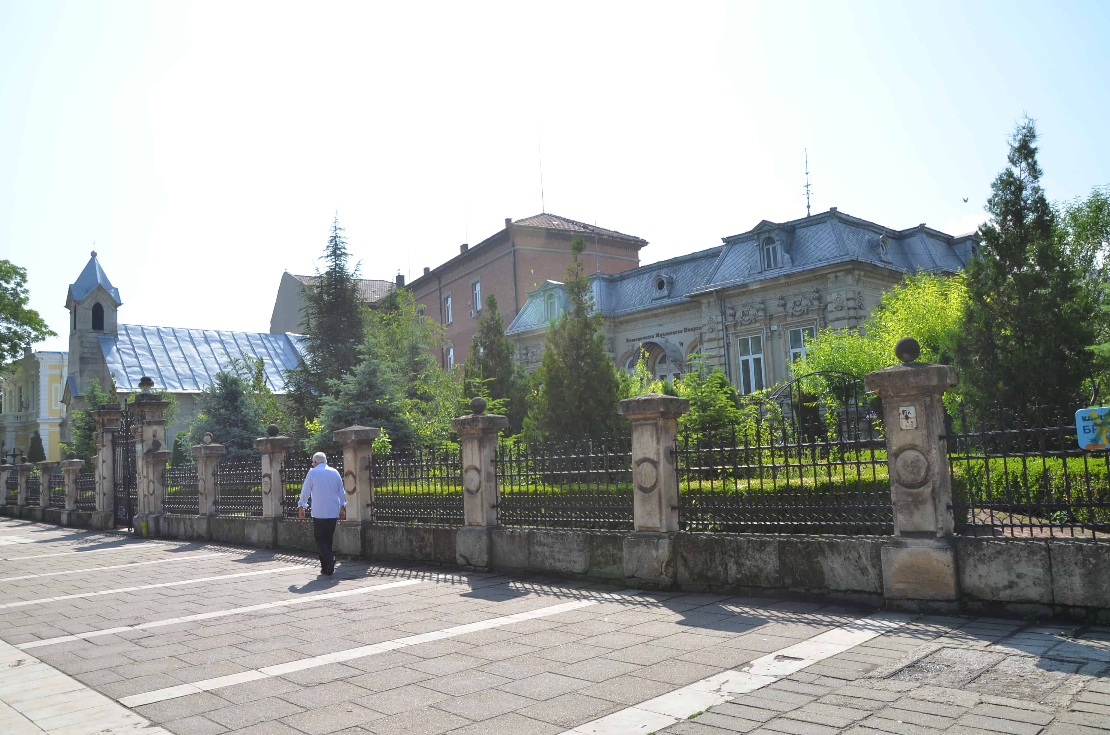 Catholic Archbishop's Palace on Doctor Mustakov Square in Ruse, Bulgaria