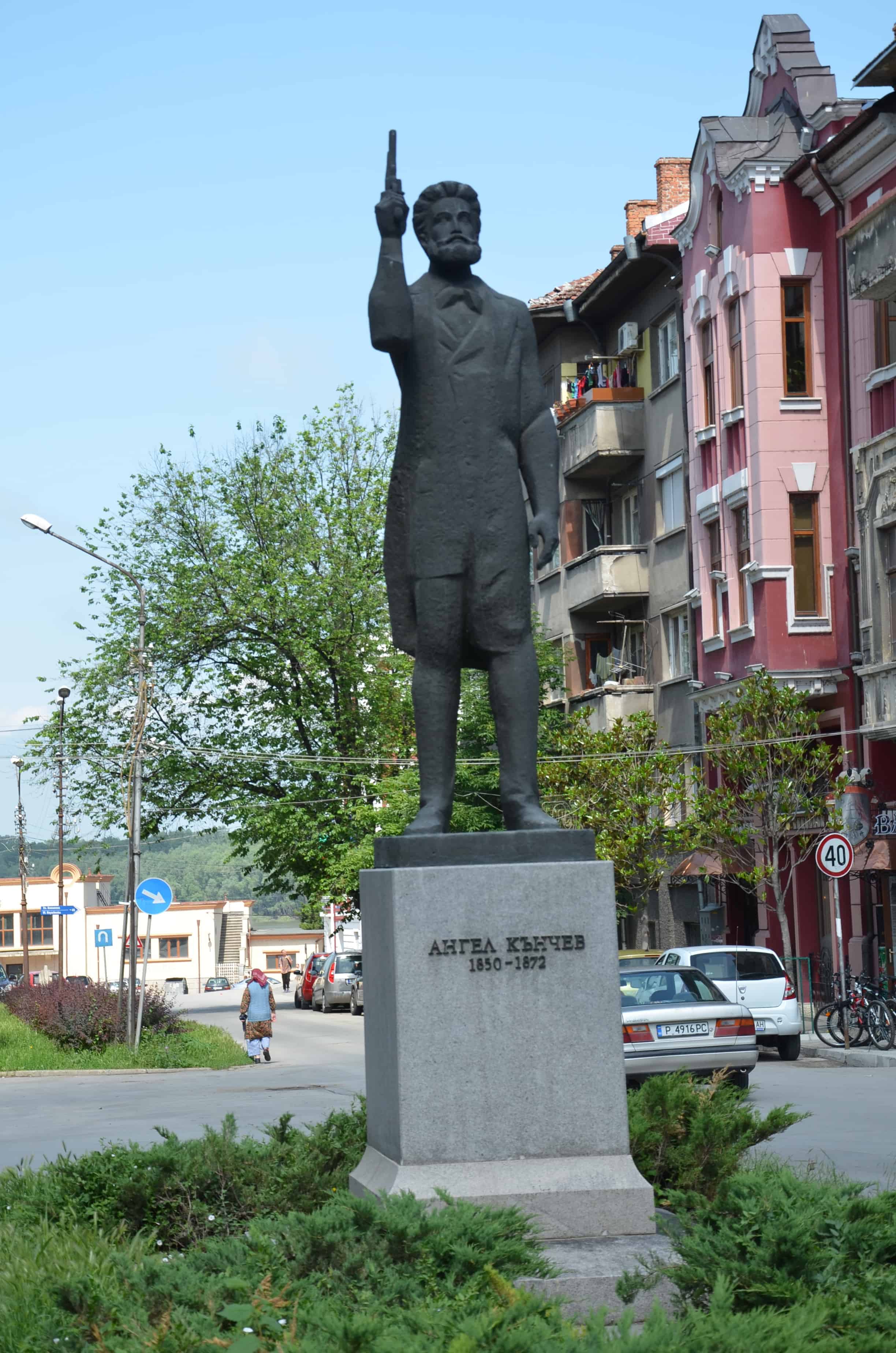 Angel Kanchev statue in Ruse, Bulgaria