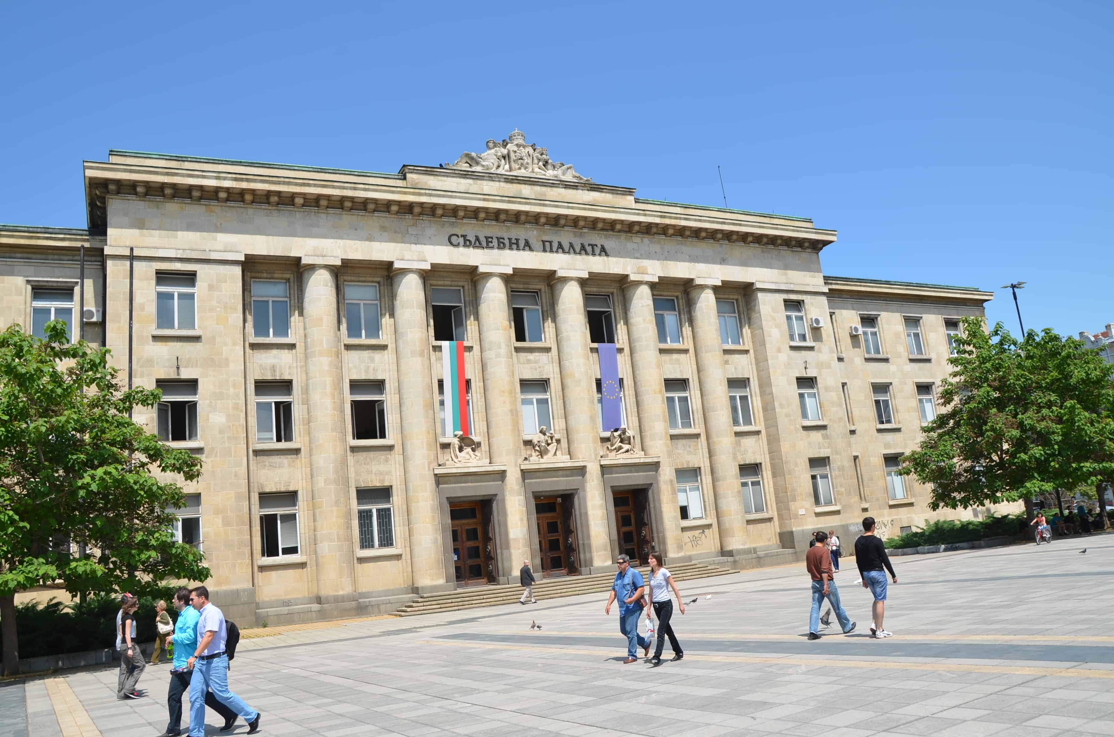Palace of Justice at Ploshtad Svoboda in Ruse, Bulgaria