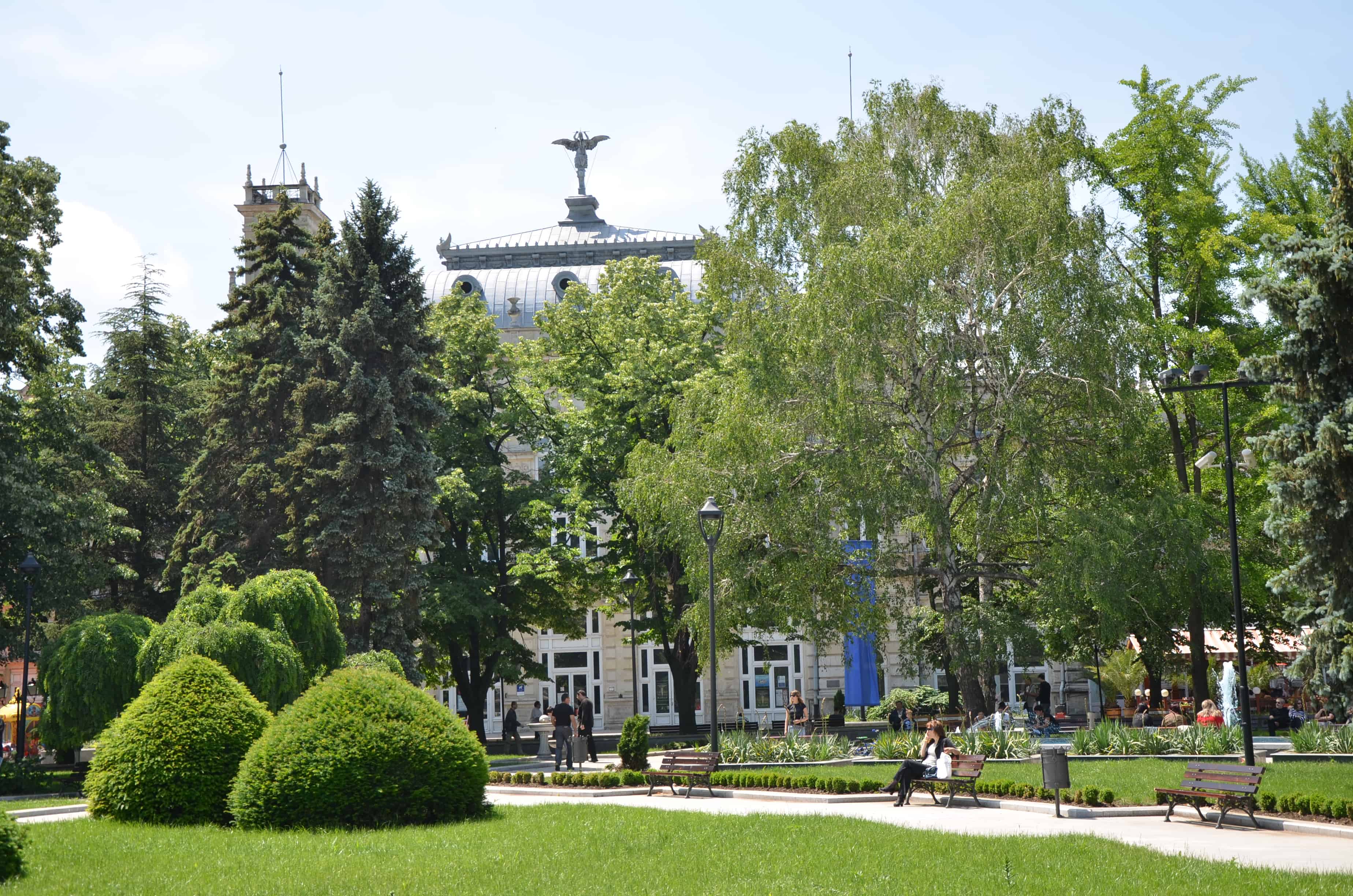 Ploshtad Svoboda (Liberation Square) in Ruse, Bulgaria