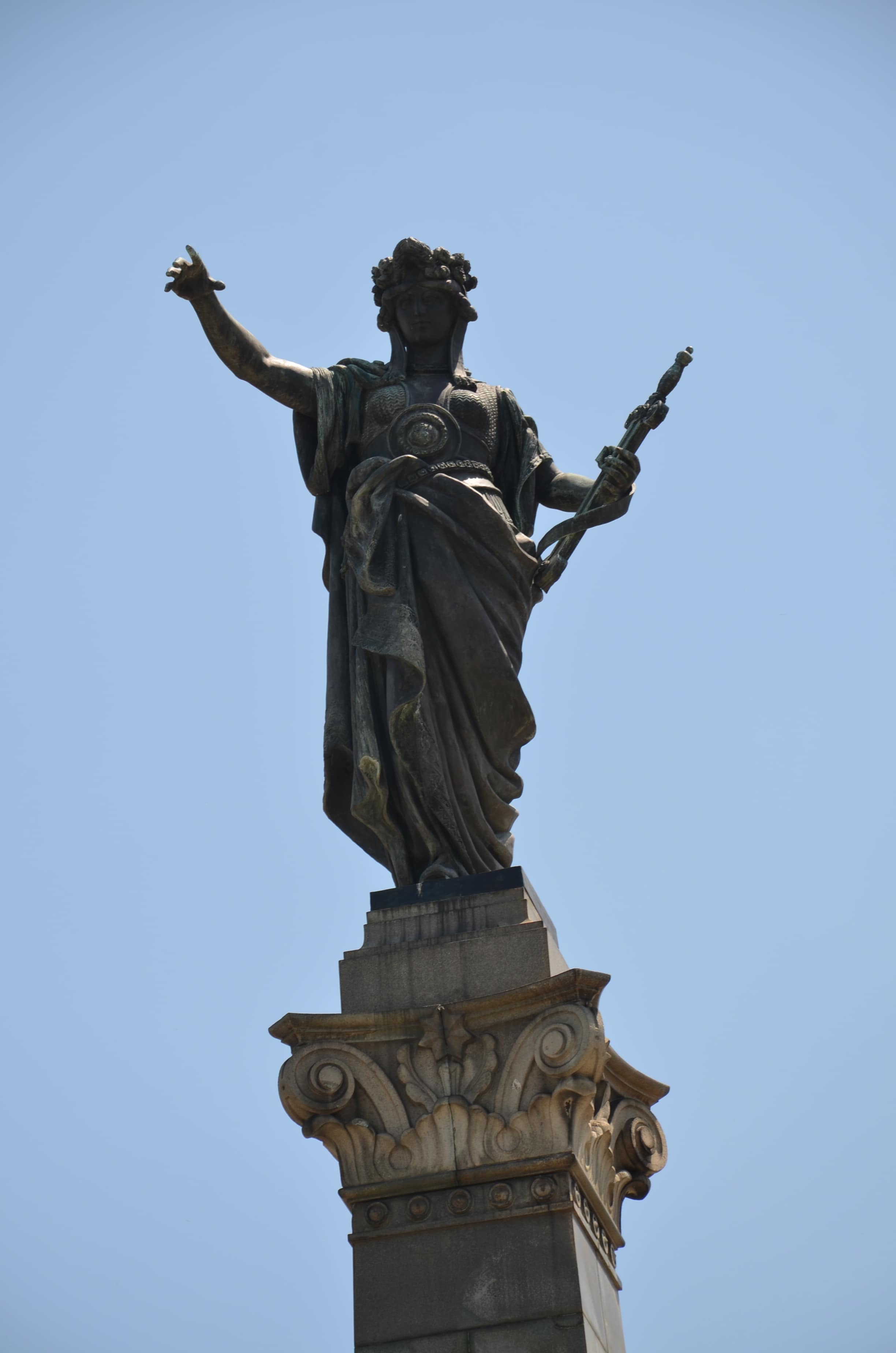 Monument of Liberty at Ploshtad Svoboda in Ruse, Bulgaria