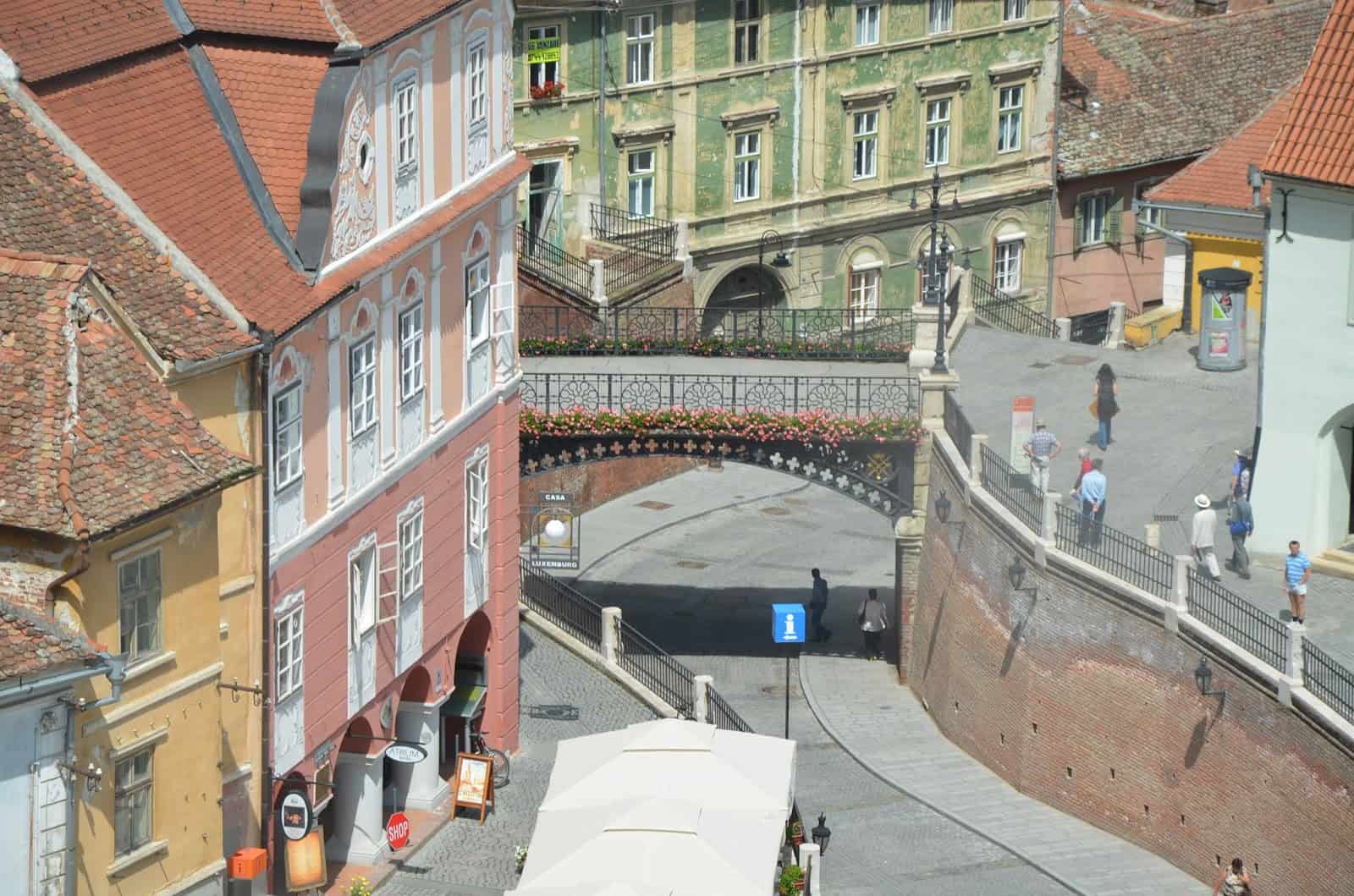 Liar’s Bridge in Sibiu, Romania