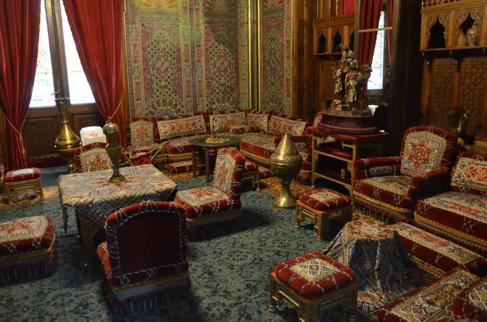 Turkish room at Peleș Castle in Sinaia, Romania