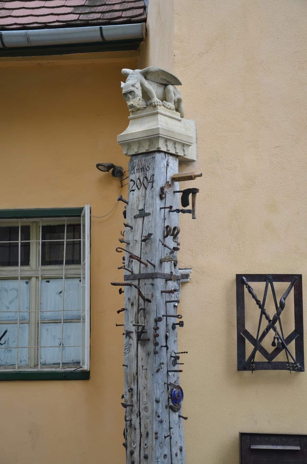 Apprentices’ Pillar in Sibiu, Romania