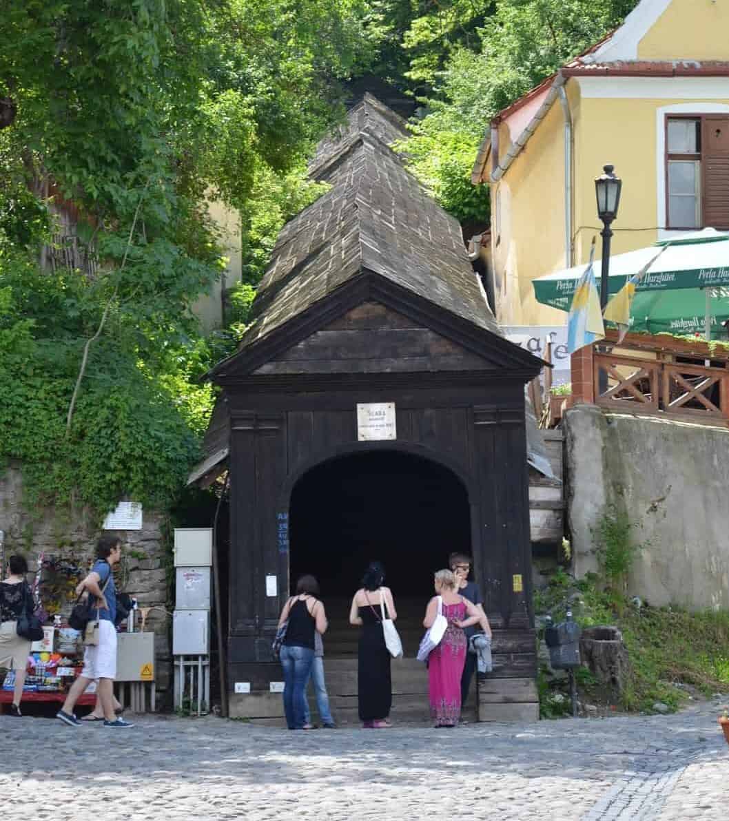 Scholars’ Stairs in Sighişoara, Romania