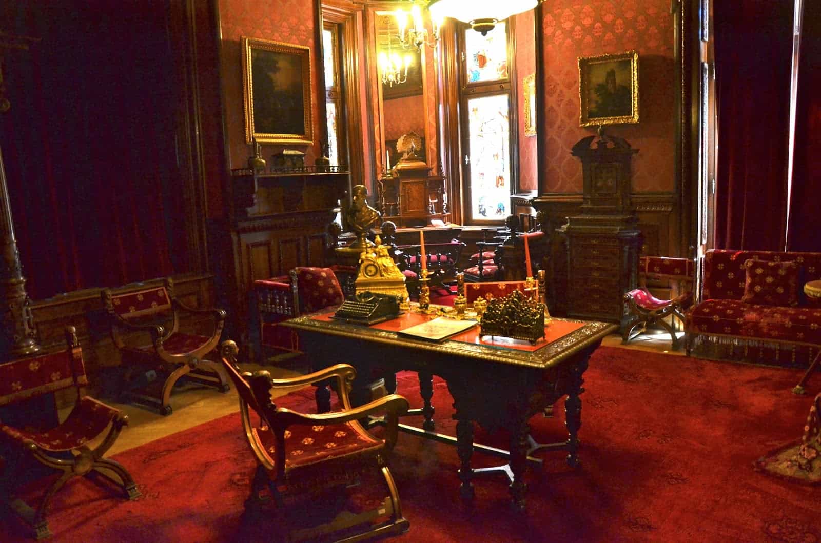 Queen’s Office at Peleș Castle in Sinaia, Romania