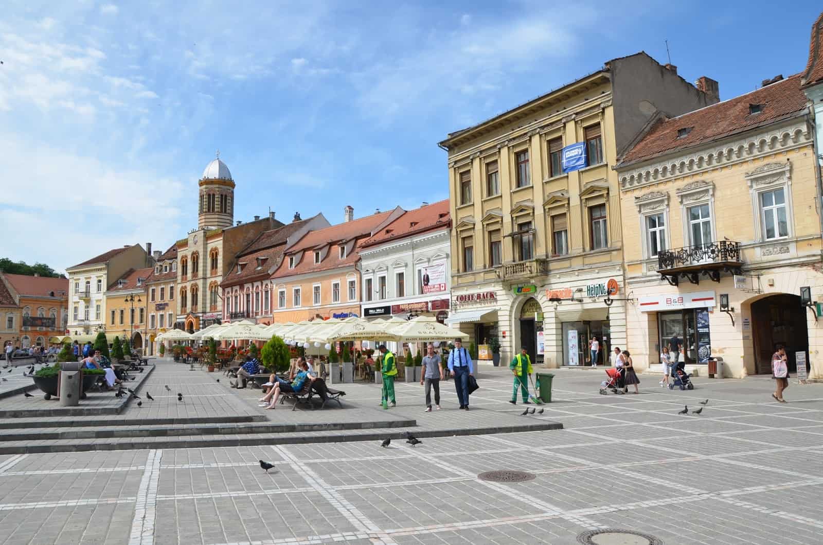 Piața Sfatului in Braşov, Romania