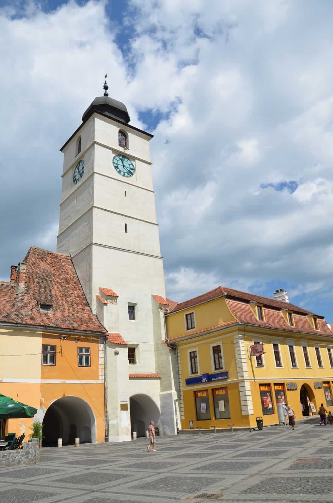 Council Tower in Sibiu, Romania