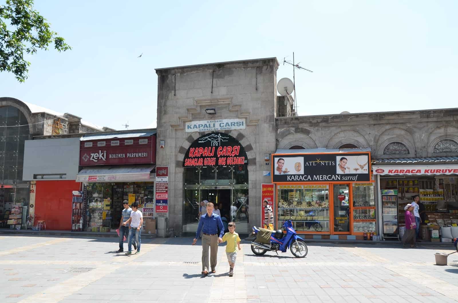 Covered Bazaar in Kayseri, Turkey