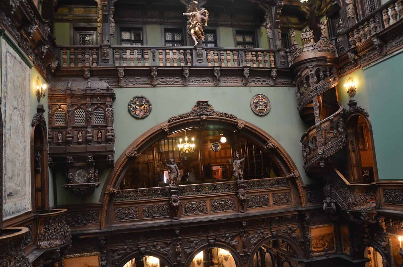 Hall of Honour at Peleș Castle in Sinaia, Romania