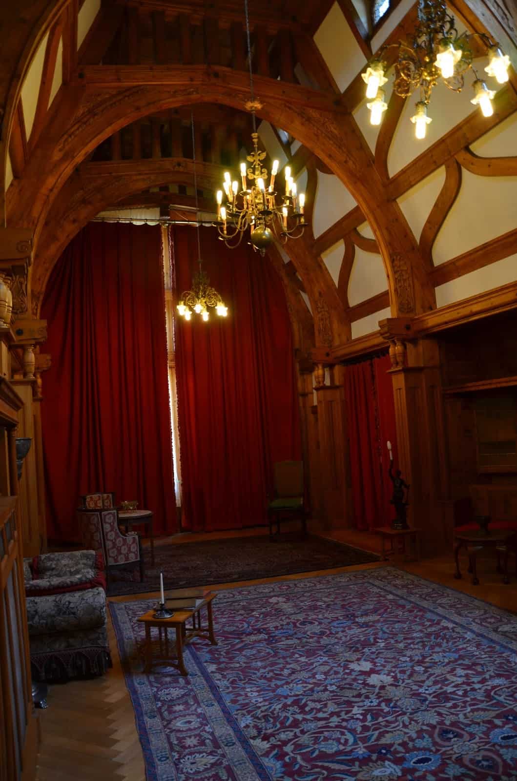 Queen Marie’s painting room at Peleș Castle in Sinaia, Romania