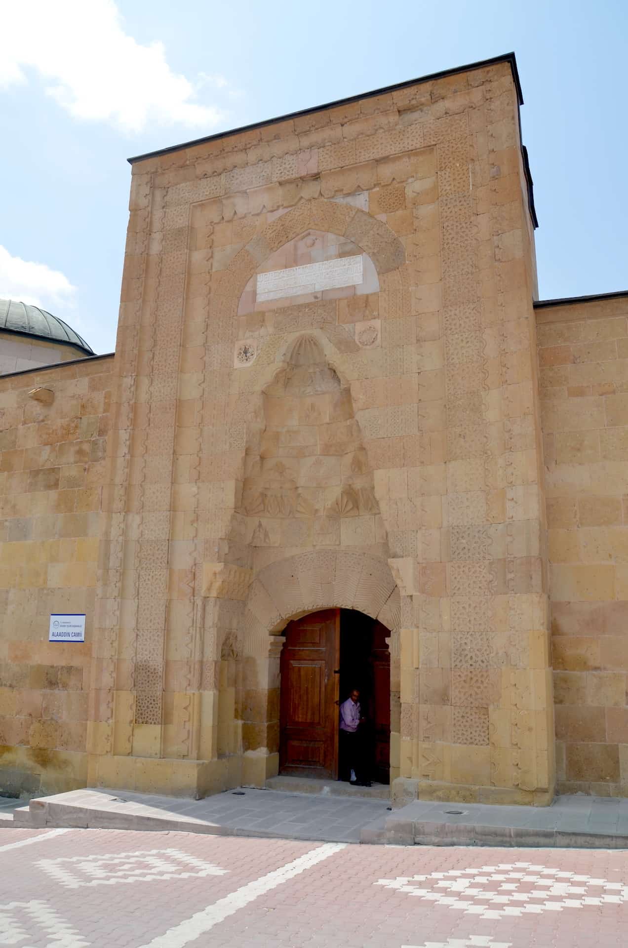 Entrance portal of the Alaeddin Mosque