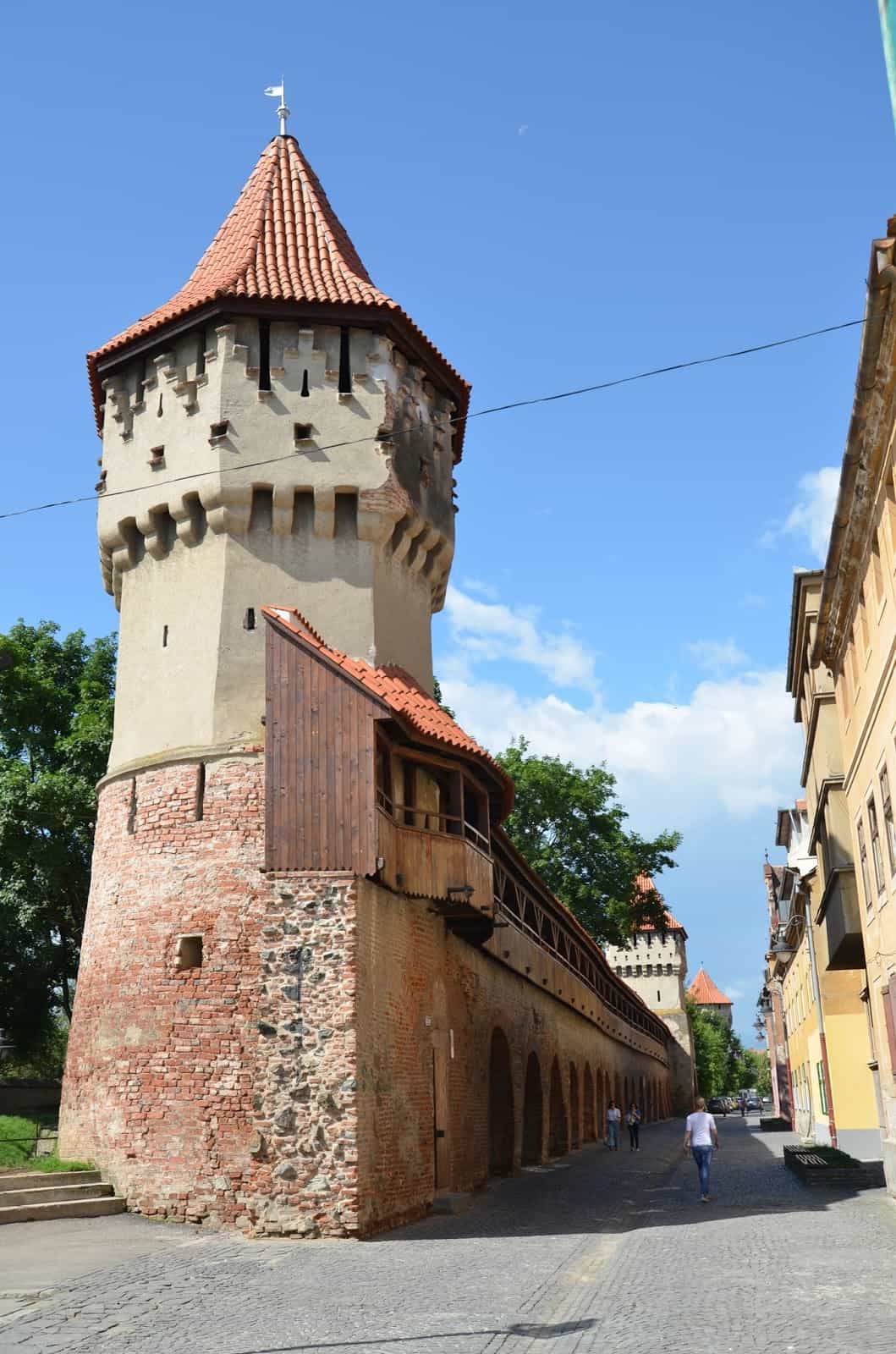 Carpenter’s Tower in Sibiu, Romania