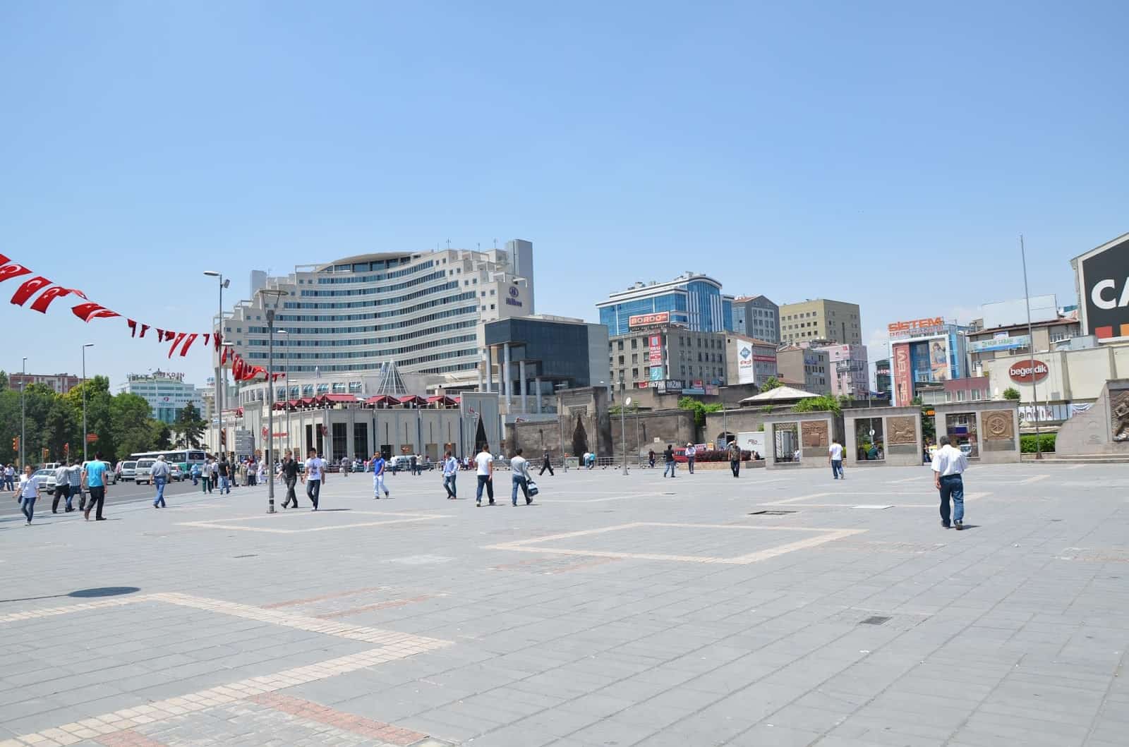 Republic Square in Kayseri, Turkey