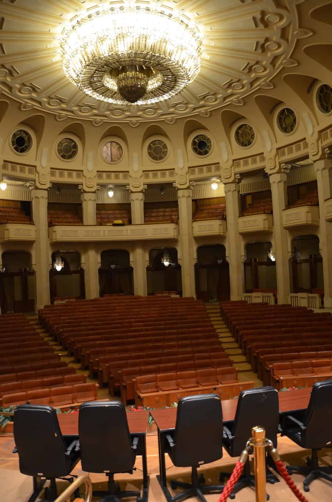 Theatre at Palace of Parliament in Bucharest, Romania