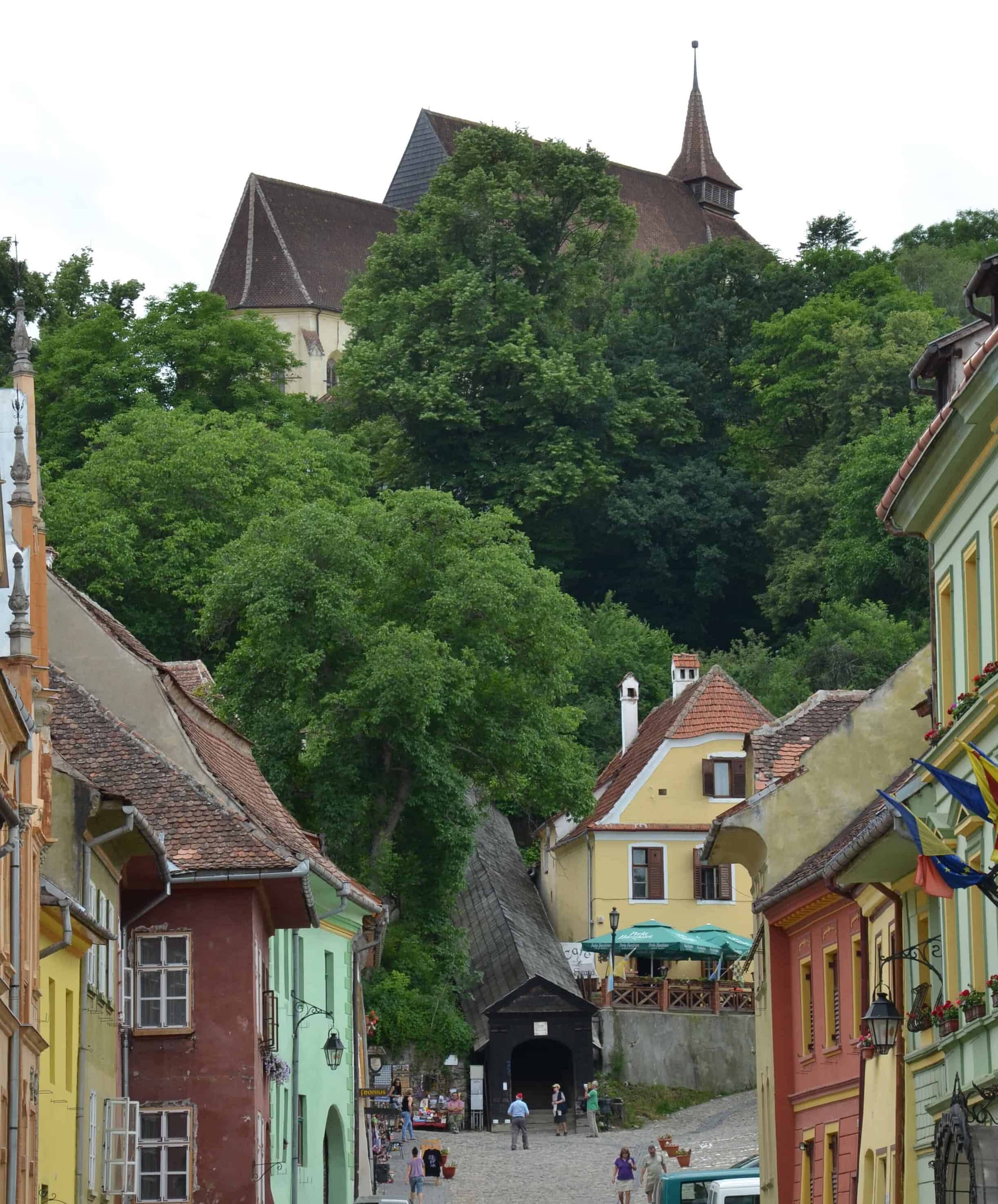 Scholars' Stairs in Sighişoara, Romania