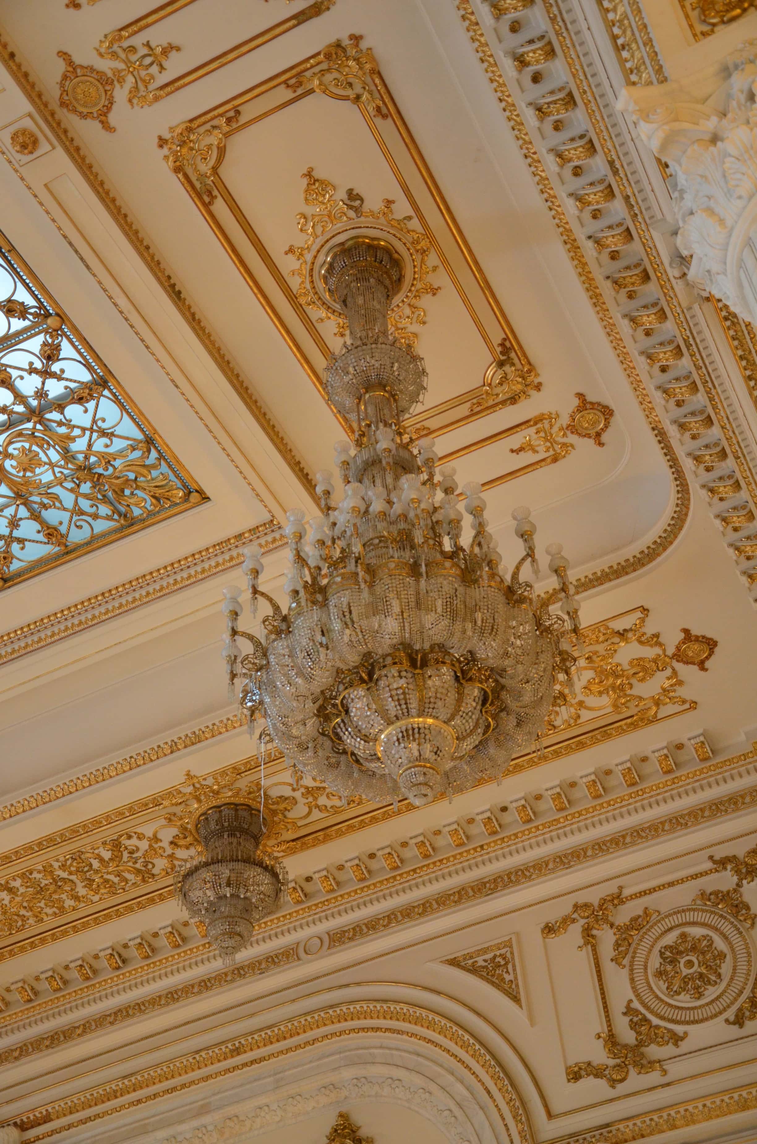 Chandelier in Unification Hall