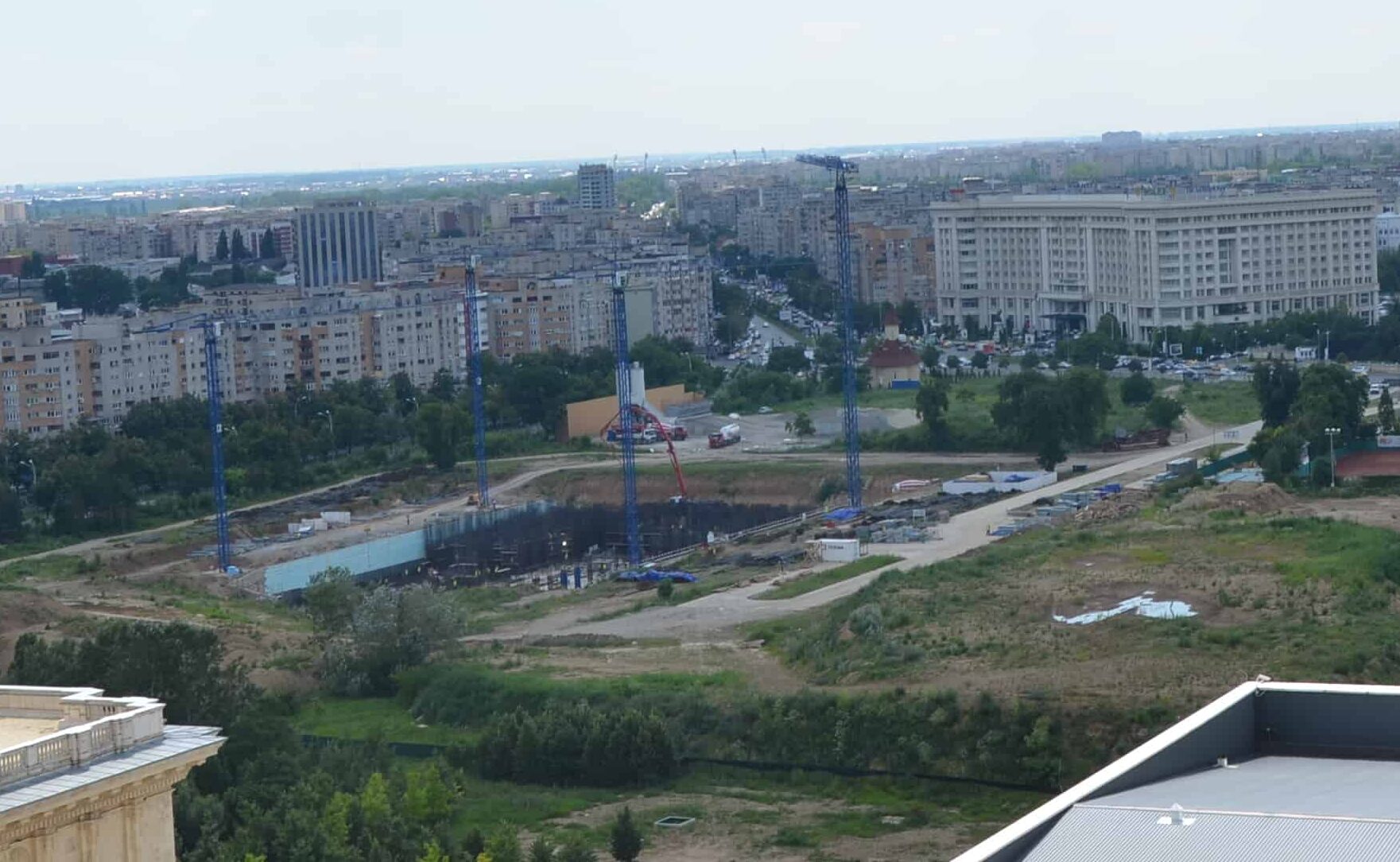 Romanian People's Salvation Cathedral construction site