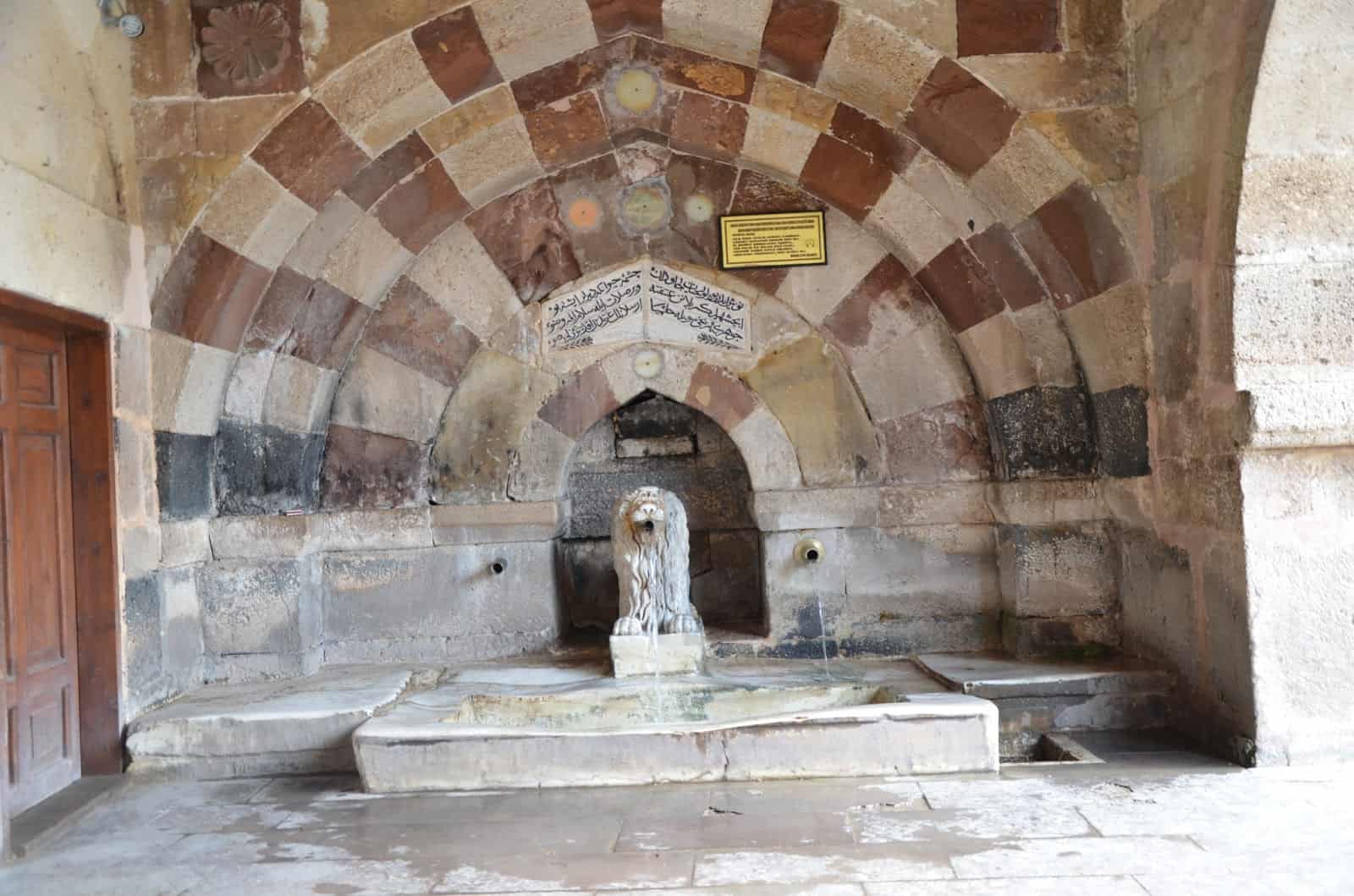 Fountain at the Hacıbektaş Külliyesi in Hacıbektaş, Turkey