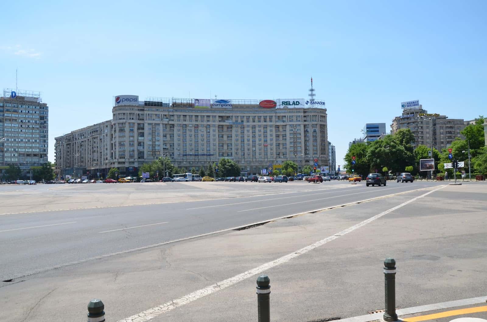 Victory Square in Bucharest, Romania