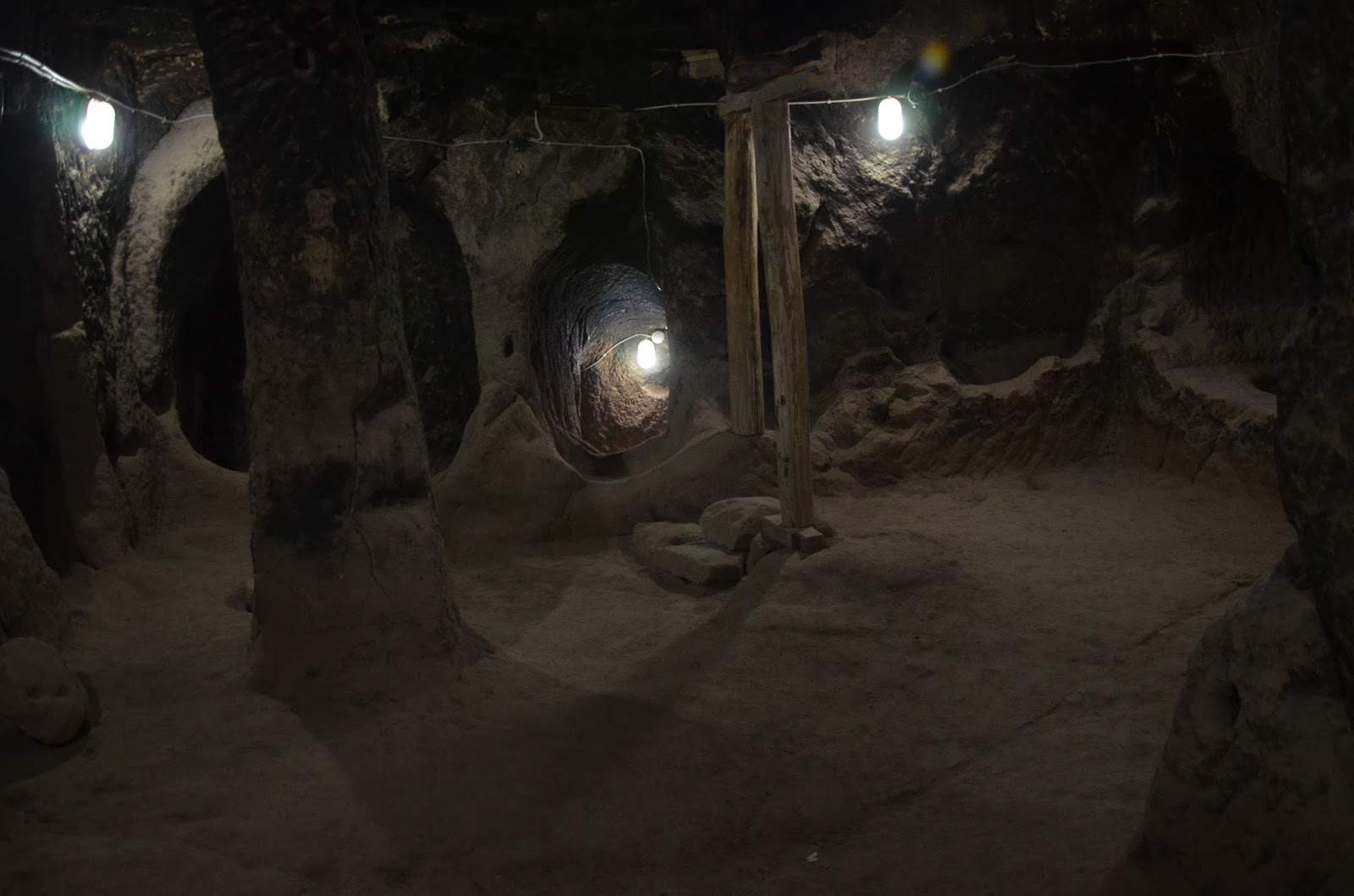 Cave at Eski Gümüşler Monastery in Turkey