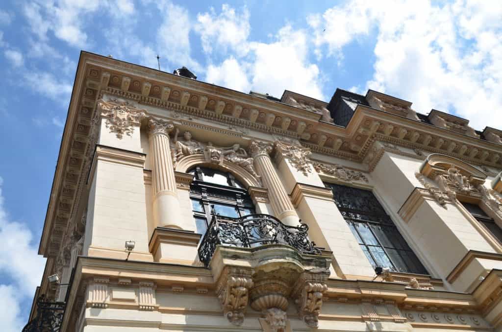 Grădișteanu-Ghica Palace on Victory Avenue in Bucharest, Romania