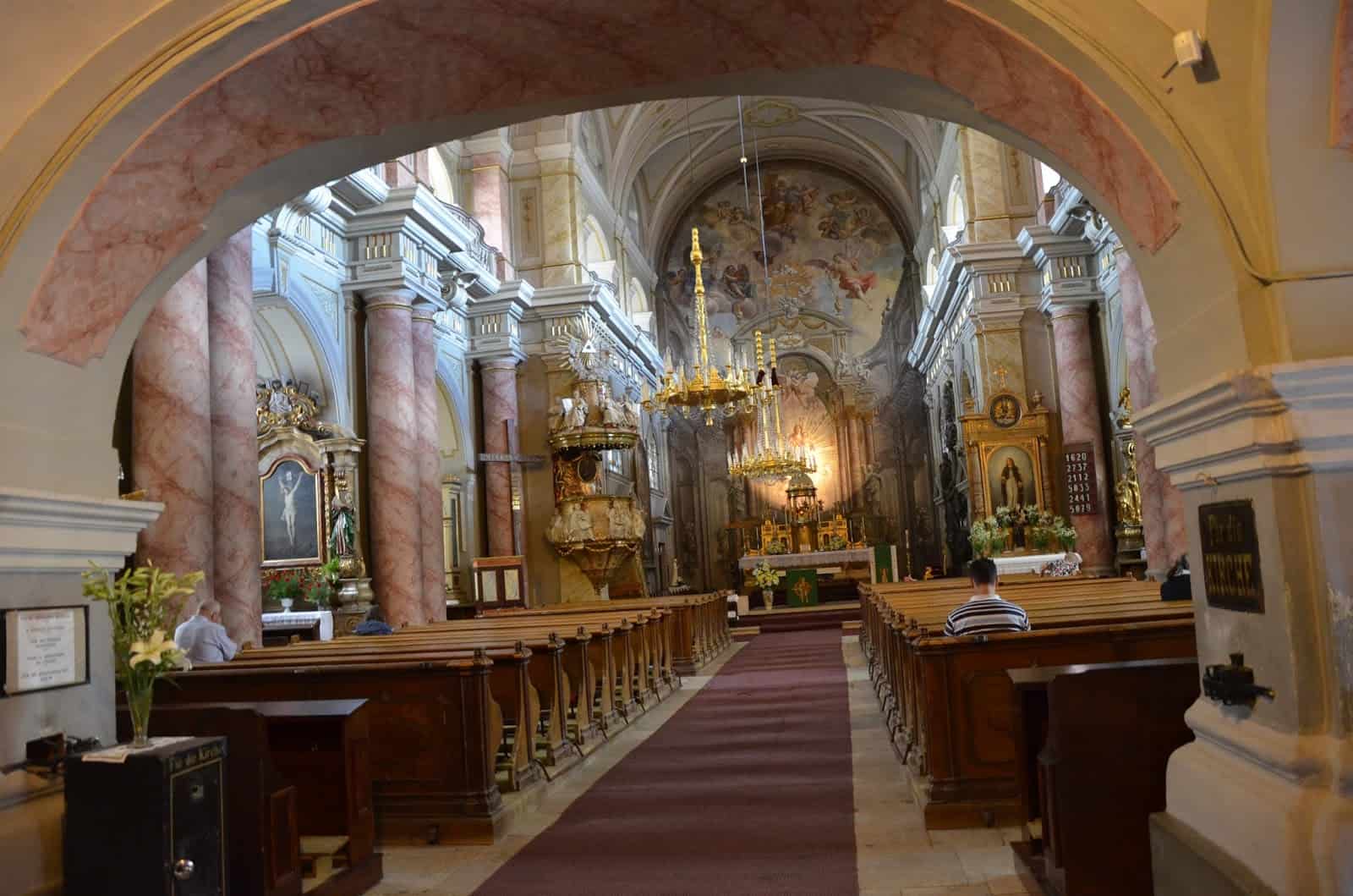 Holy Trinity Catholic Church in Sibiu, Romania