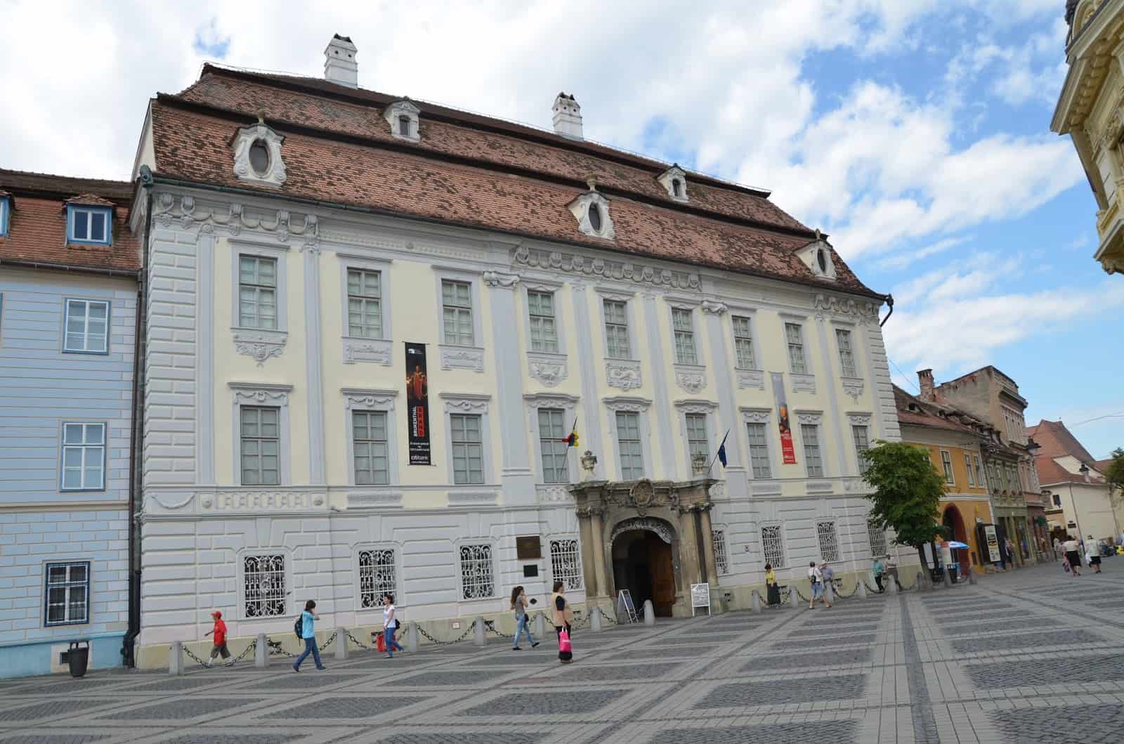 Brukenthal Palace in Sibiu, Romania