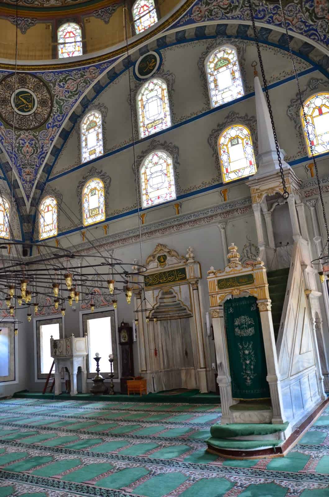 Prayer hall of the İzzet Mehmed Pasha Mosque in Safranbolu, Turkey