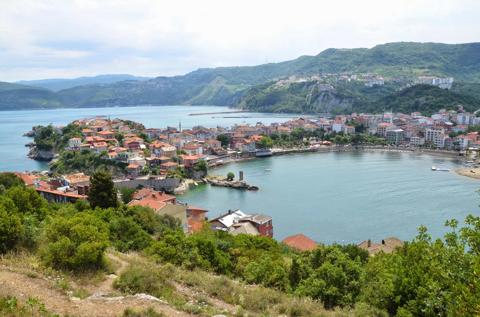 View from Büyük Ada in Amasra, Turkey
