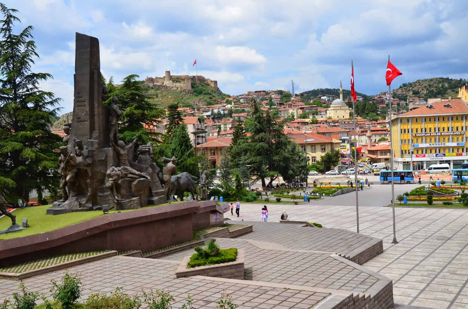 Cumhuriyet Meydanı in Kastamonu, Turkey