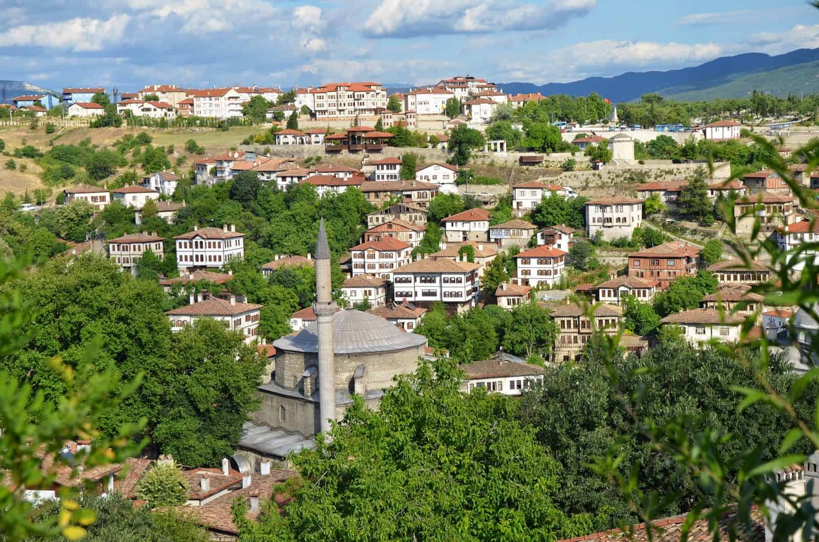 View from Kale in Safranbolu, Turkey